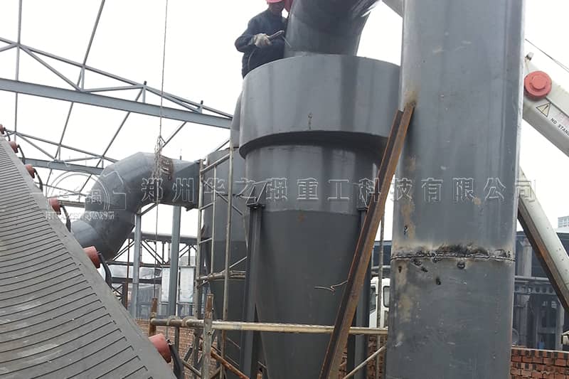 陜西有機(jī)肥設(shè)備生產(chǎn)線現(xiàn)場