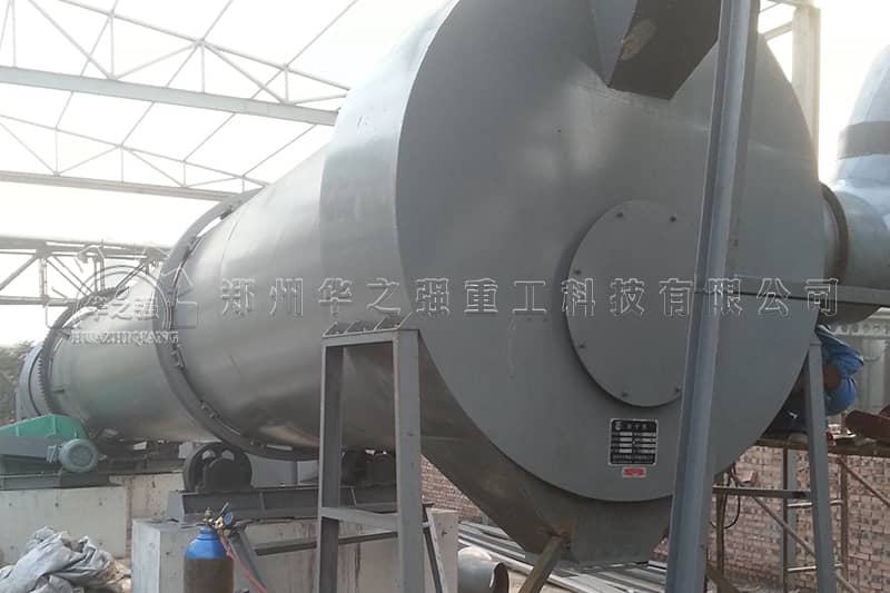 陜西有機(jī)肥設(shè)備生產(chǎn)線現(xiàn)場