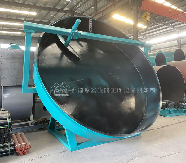 華之強工廠實拍圓盤造粒機產(chǎn)品細節(jié)